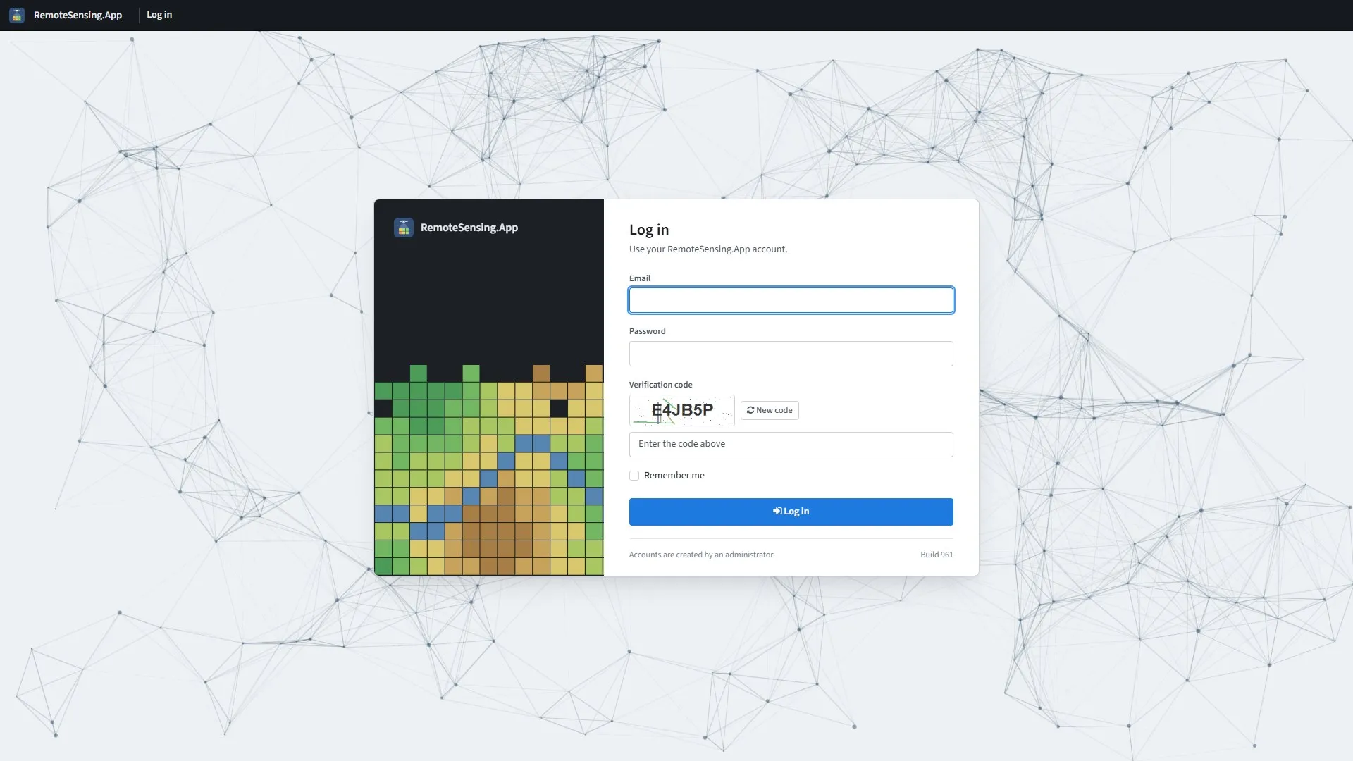 The sign-in page.